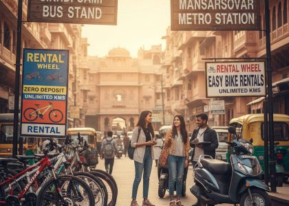 Jaipur Bike Rental Hotspots: Bike on Rent Near Sindhi Camp & Mansarovar